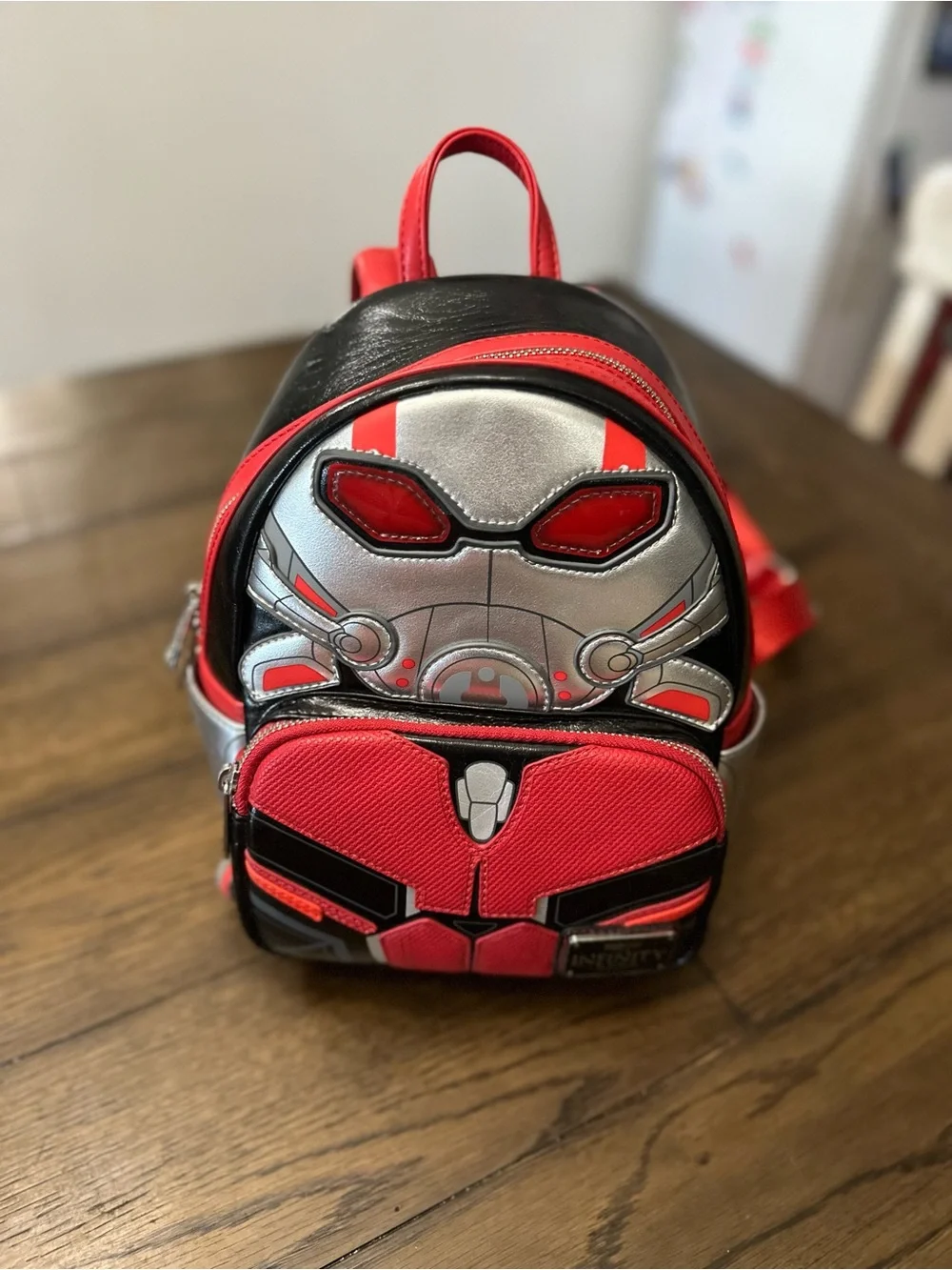 Loungefly Red and Black Ant-Man Mini Backpack